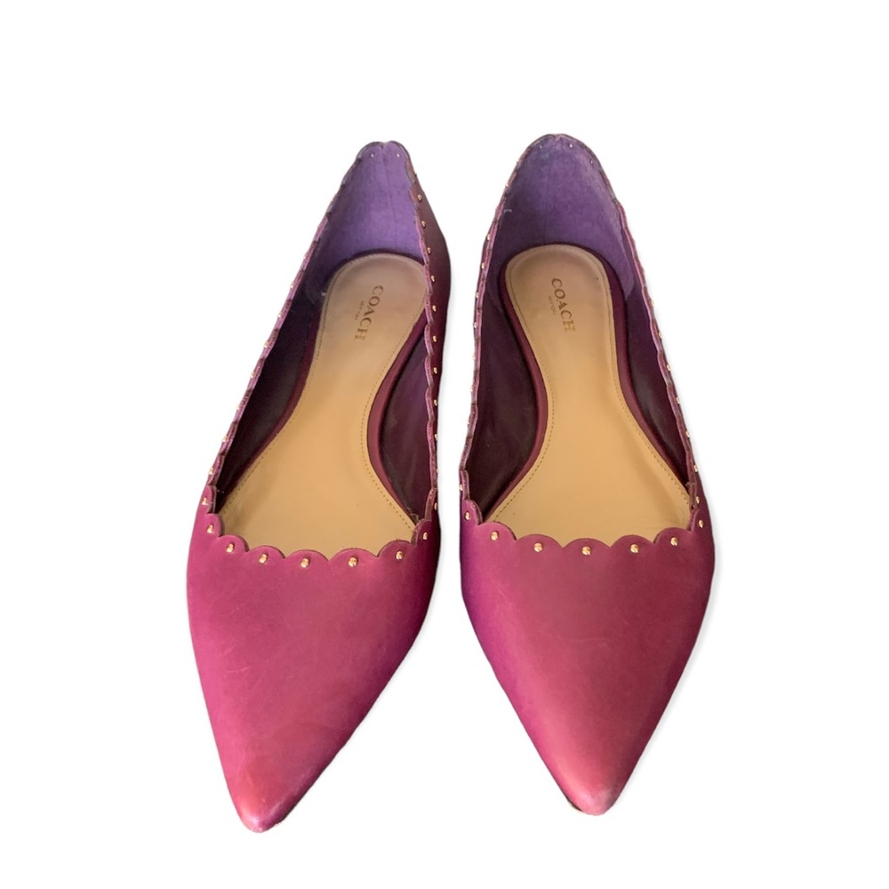 Coach Jill Leather Flats